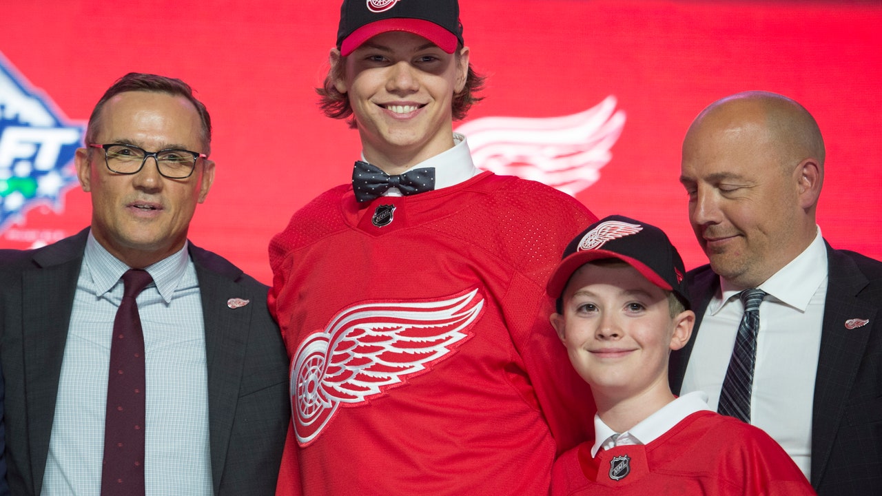 Yzerman puts stamp on 1st Detroit draft with unexpected pick